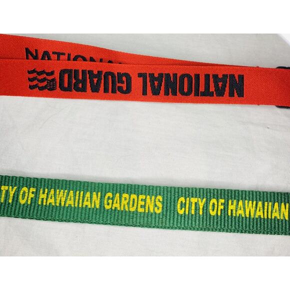 Lanyards For Keys Nike Lot of 3 National Guard City of Hawaiian Gardens Badge ID - Picture 4 of 7